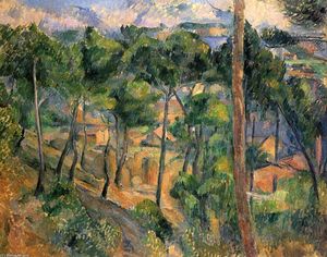 Paul Cezanne - L-Estaque View Through The Pines