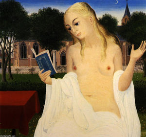 Paul Delvaux - The Lady of Loos