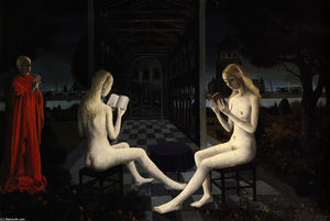 Paul Delvaux - The Office of Evening