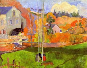 Paul Gauguin - A breton landscape. David-s mill.