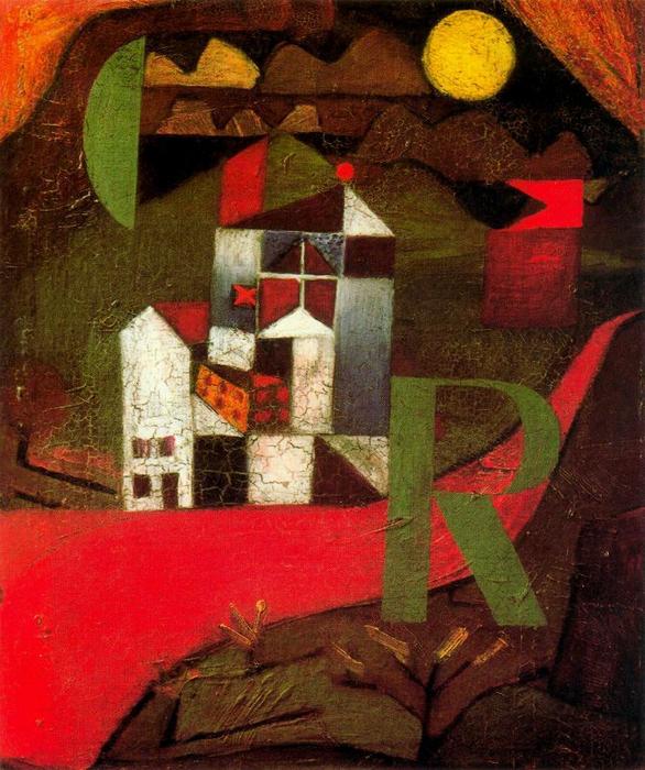 Art Reproductions Villa R, 1919 by Paul Klee (1879-1940, Switzerland) | ArtsDot.com