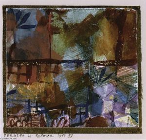 Paul Klee - Windows and palm trees