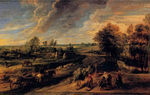 Peter Paul Rubens - The Return of the Farm Workers from the Fields