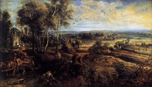 Peter Paul Rubens - Autumn Landscape with a View of Het Steen