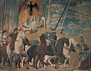 Piero Della Francesca - Constantine-s Victory over Maxentius (detail)