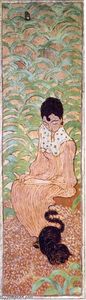 Pierre Bonnard - Sitting Woman with a Cat