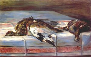 Pierre-Auguste Renoir - Still life with pheasant and partridge