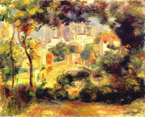 Pierre-Auguste Renoir - Looking out at the Sacre Coeur