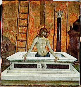 Vannucci Pietro (Le Perugin) - Dead Christ at the tomb