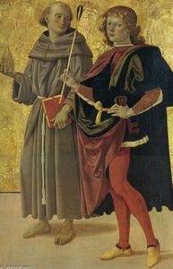 Vannucci Pietro (Le Perugin) - St. Anthony of Padua and St. Sebastian
