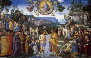Vannucci Pietro (Le Perugin) - Baptism of Christ
