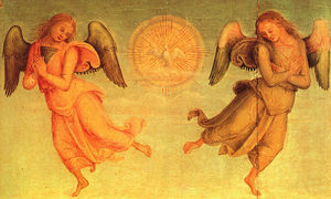 Vannucci Pietro (Le Perugin) - St. Augustine Polyptych (detail)