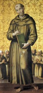 Vannucci Pietro (Le Perugin) - St. Francis and the four obedient