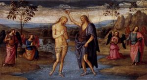 Vannucci Pietro (Le Perugin) - Baptism of Christ