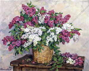 Pyotr Konchalovsky - Still Life. White and red lilac.
