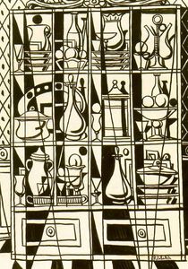 Rafael Zabaleta Fuentes - Drawing sideboard (tavern window)