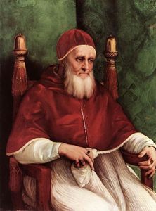Raphael (Raffaello Sanzio Da Urbino) - Portrait of Pope Julius II