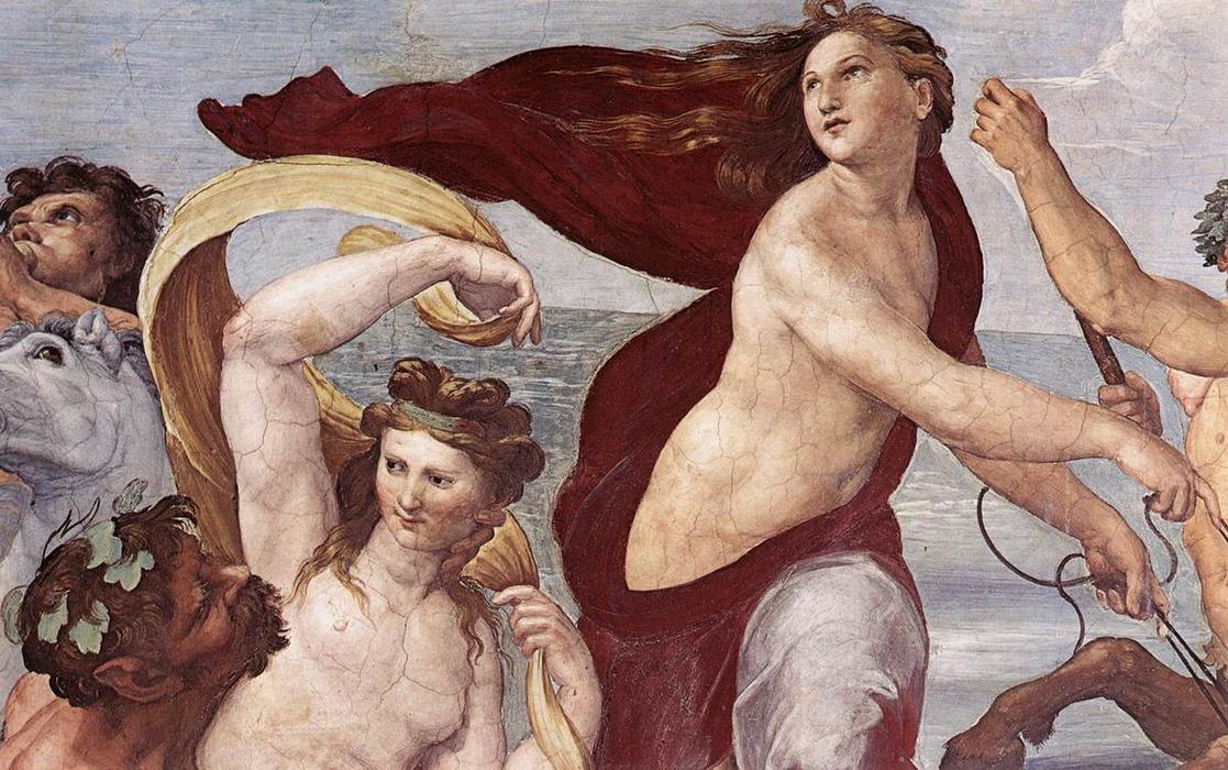  Artwork Replica The Triumph of Galatea (detail), 1506 by Raphael (Raffaello Sanzio Da Urbino) (1483-1520, Italy) | ArtsDot.com