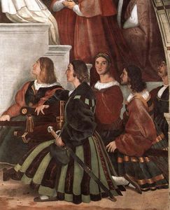 Raphael (Raffaello Sanzio Da Urbino) - The Mass at Bolsena (detail)