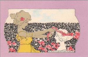 Raphael Kirchner - Girls with purple surrounds (8)