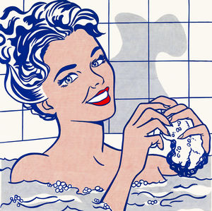 Roy Lichtenstein - Woman in bath