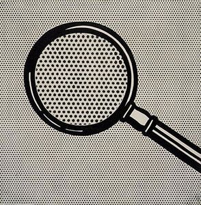 Roy Lichtenstein - Magnifying glass