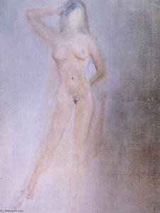 Salvador Dali - Study of a Female Nude