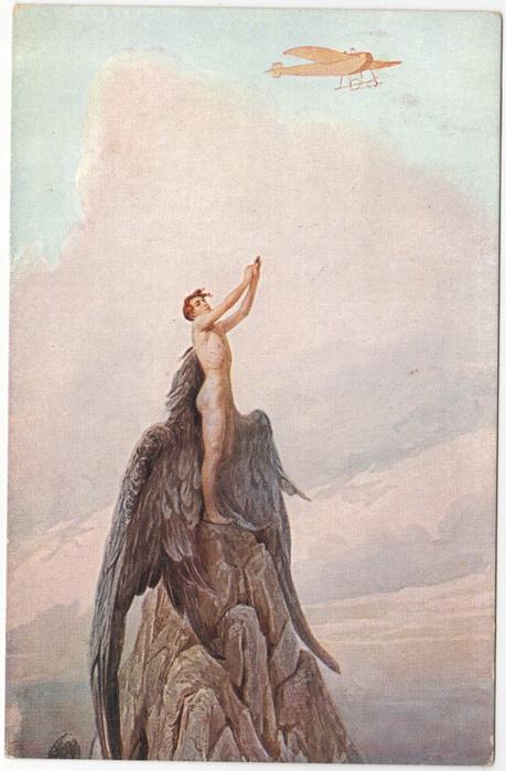  Oil Painting Replica Dream of Icarus by Sergey Solomko (1867-1928, Russia) | ArtsDot.com