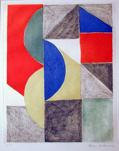 Sonia Delaunay (Sarah Ilinitchna Stern) - Abstract Composition