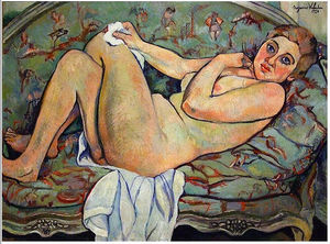 Suzanne Valadon - Reclining nude