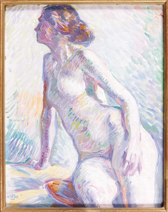  Museum Art Reproductions Nude, 1902 by Theo Van Rysselberghe (1862-1926, Belgium) | ArtsDot.com