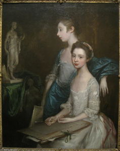 Thomas Gainsborough - Portrait of the Artist-s Daughters