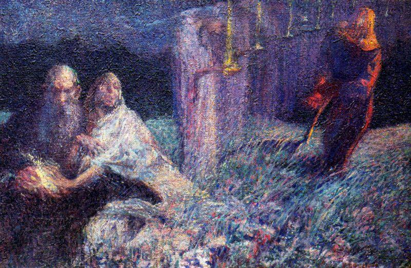  Oil Painting Replica The Reaper by Umberto Boccioni (1882-1916, Italy) | ArtsDot.com