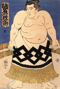 Utagawa Kuniyoshi - The sumo wrestler