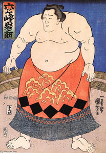 Utagawa Kuniyoshi - The sumo wrestler