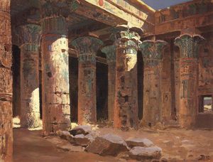 Vasily Dmitrievich Polenov - The Temple of Isis on Philae island