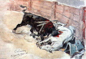 Vasili Ivanovich Surikov - Seville. The bullfight.