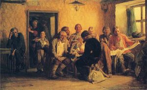 Victor Vasnetsov - Tea drinking in a Tavern
