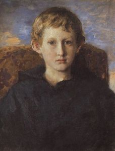 Victor Vasnetsov - Portrait of Boris Vasnetsov, son of the artist