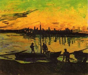 Vincent Van Gogh - Coal Barges