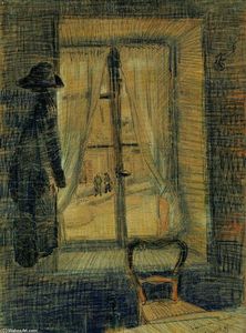 Vincent Van Gogh - Window in the Bataille Restaurant