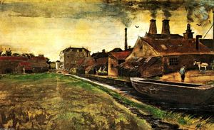 Vincent Van Gogh - Iron Mill in The Hague