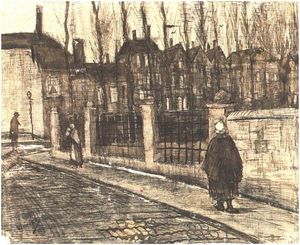 Vincent Van Gogh - Old Street The Paddemoes