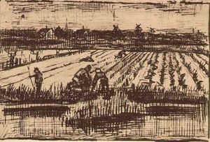 Vincent Van Gogh - Potato Field