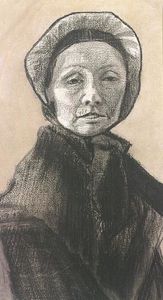 Vincent Van Gogh - Woman with Dark Cap, Sien-s Mother