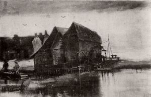 Vincent Van Gogh - Watermill at Gennep