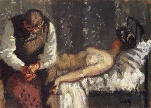 Walter Richard Sickert - The Camden Town Murder, or What Shall We Do For the Rent.