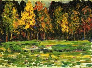 Wassily Kandinsky - Forest edge