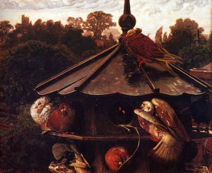 William Holman Hunt - The Festival of St. Swithin or The Dovecote