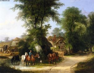 William Shayer Senior - The Watering Place